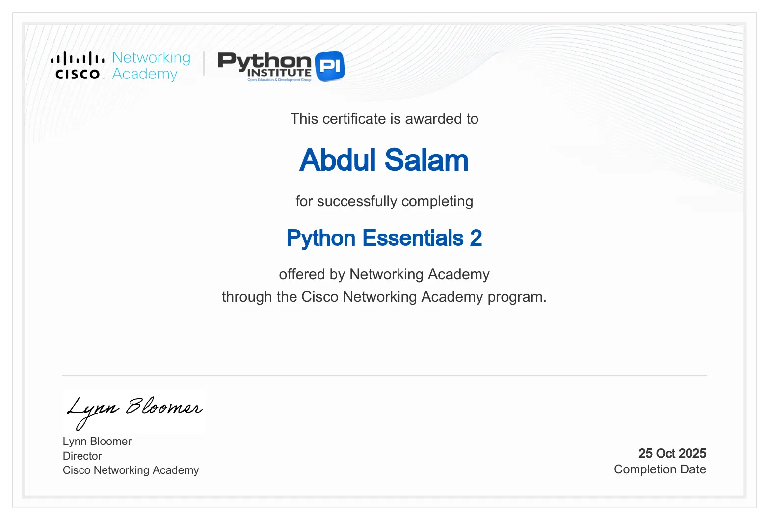 Python Essentials 1 & 2